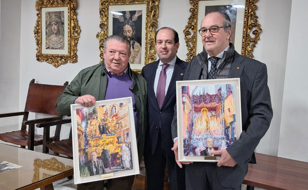 Manolo Villanueva y Alejandro Ollero, Hermanos de Honor