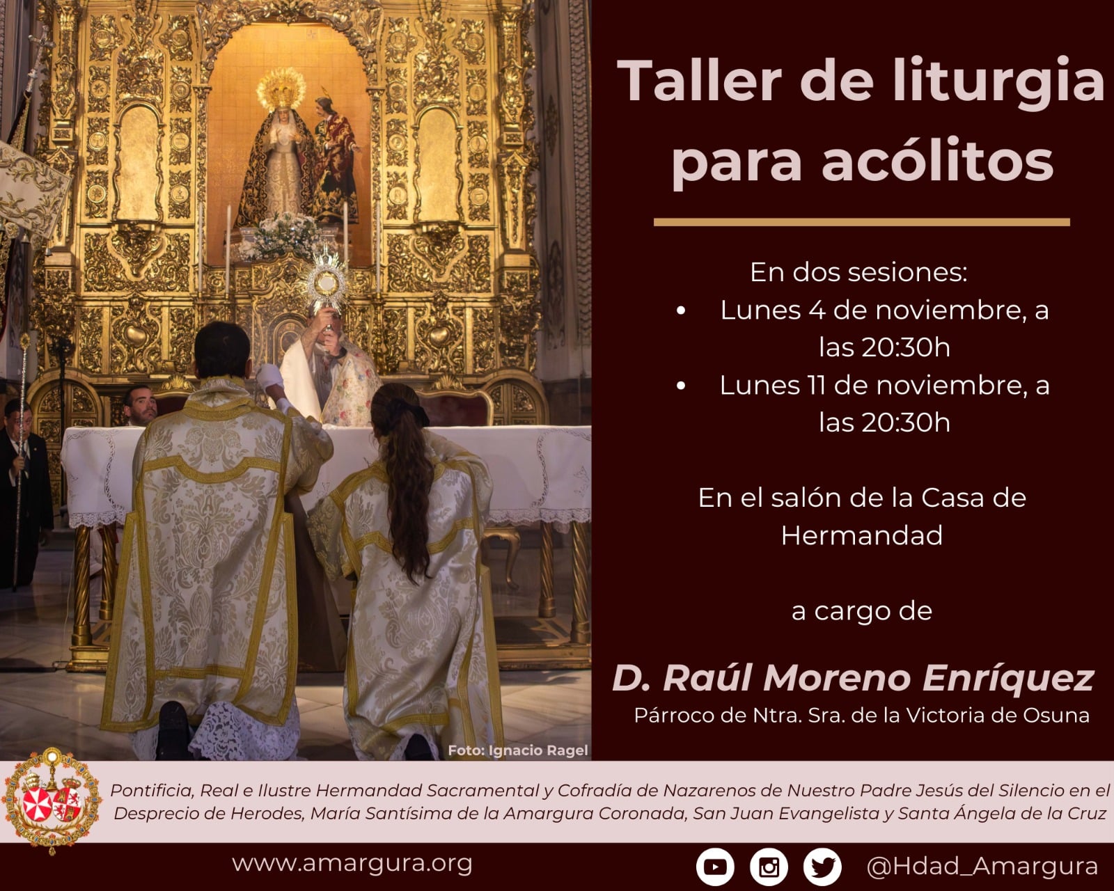 Taller de liturgia para acólitos