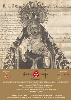 Siga en streaming el concierto de la Banda Municipal por el Centenario de la Marcha «Amarguras»